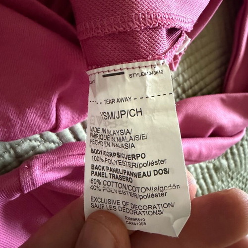 Under Armour jacket used, size Youth Small, pink