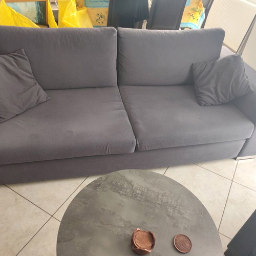 Sofas three-seater, two-seater and armchair like new