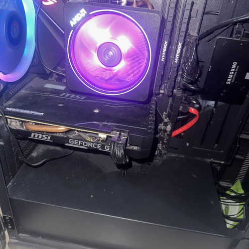 Gaming PC used with AMD Ryzen 7 2700X and GTX 1660 Ti