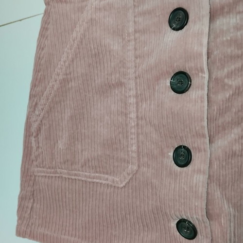 Bershka pink corduroy skirt like new, small medium