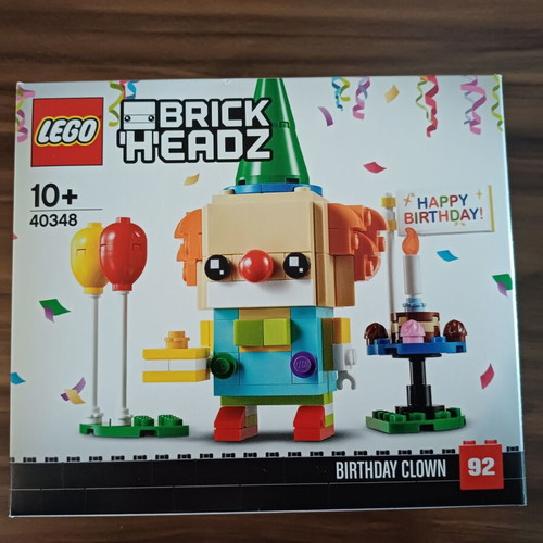 Lego BrickHeadz 40348 Birthday Clown New