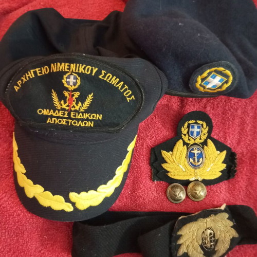 Military items used, pack