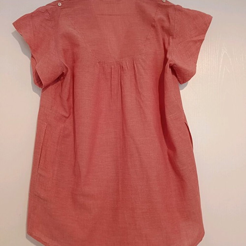 Zara coral shirt like new with buttons, size L