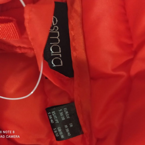 Lightweight spring jacket new, red, size S