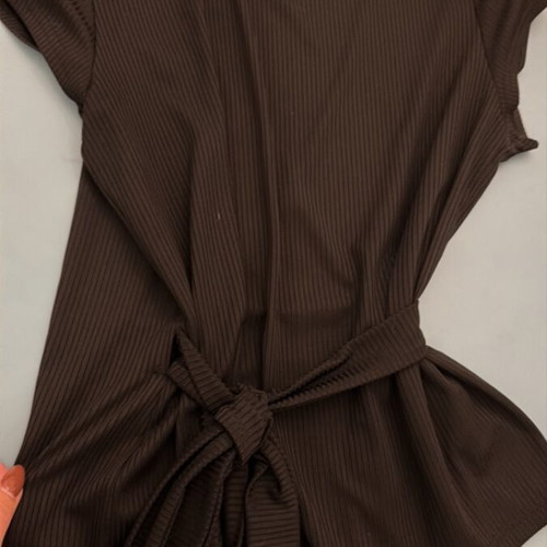 Women's black blouse used, back tie, size S