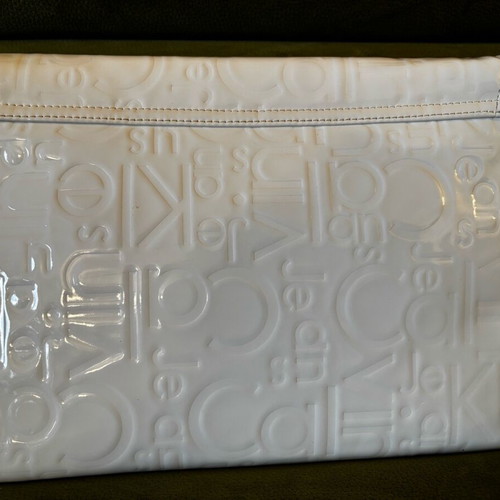 Calvin Klein clutch like new, white handbag