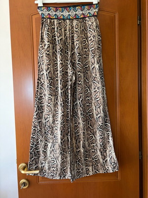 Παντελόνα φίδι σαν καινούργιο, πολύχρωμη, one size