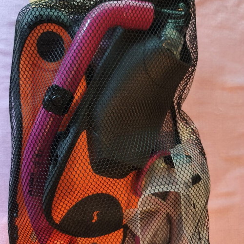 Snorkeling set with fins, mask and snorkel, size 38-39