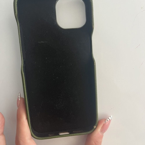 iPhone 13 cases set used, 6 pieces with leather and silicone textures