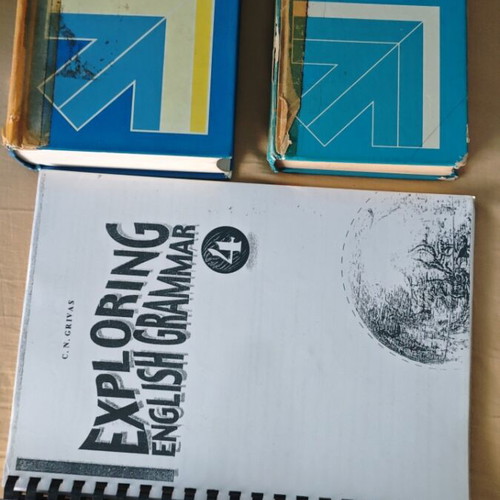 English language learning books used, set