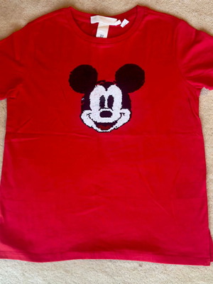 H&M Magic Flip T-shirt with Mickey Mouse sequins