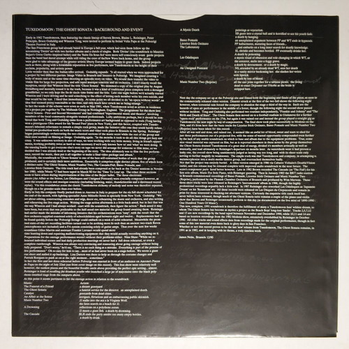 Tuxedomoon The Ghost Sonata vinyl LP album 1991