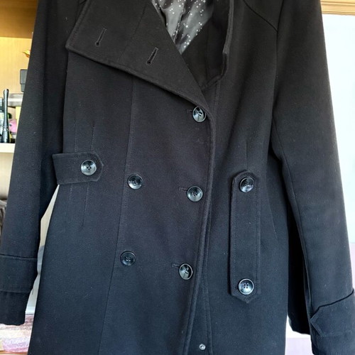 Women's black Pimkie coat used, size S