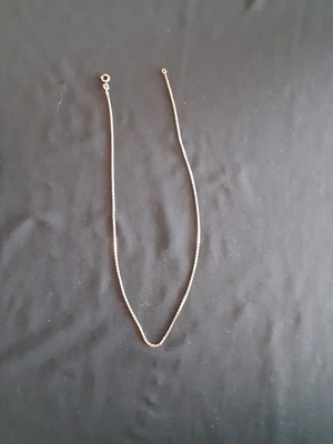 Silver necklace chain 40 cm like new