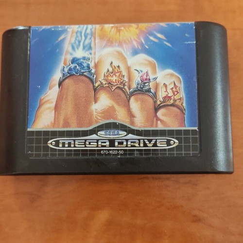 Sega Mega Drive Jewel Master used game cartridge
