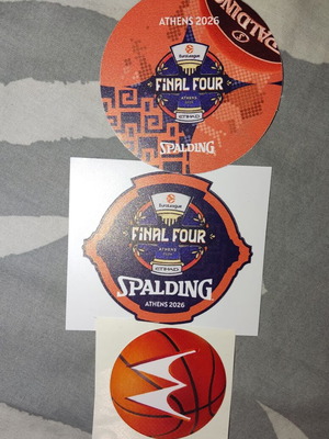 Euroleague Final4 Collectible Stickers new, authentic