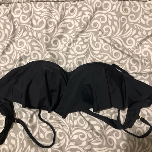 Swimsuit set red and black like new, sizes S and M