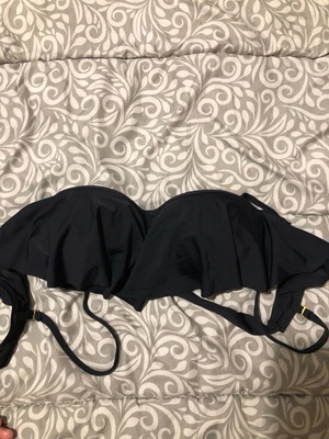 Swimsuit set red and black like new, sizes S and M
