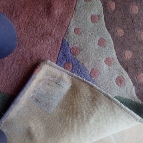 Rug used 190x280cm with backing, heavy, non-slip