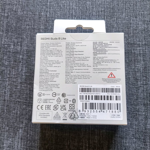 Redmi Buds 8 Lite white earbuds new Xiaomi M2539E1