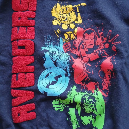 Marvel Avengers kids' sweatshirt for ages 2-4, blue