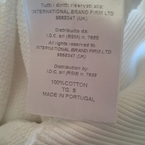 Supreme unisex sweatshirt used, size S, white