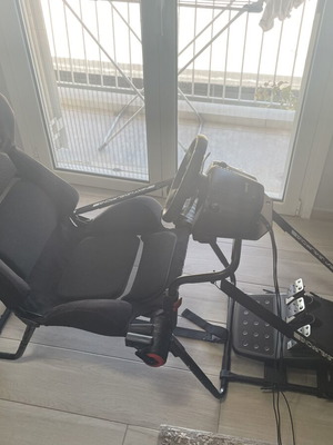 Next Level Racing GT Lite Pro and Logitech G29 racing wheel set like new for PC/PS5