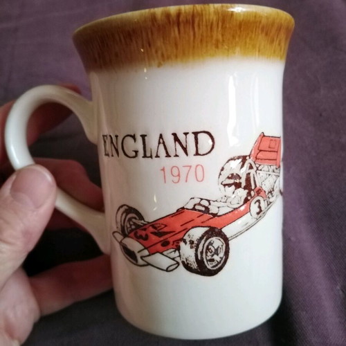 Antique set of 7 collectible ceramic mugs from England from a personal collection