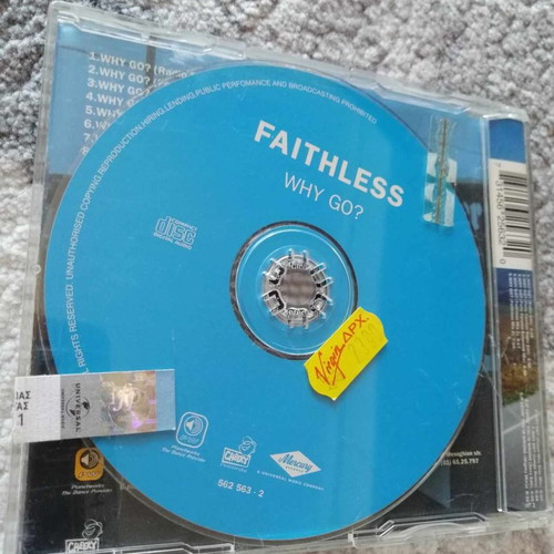Faithless feat. Boy George Why Go? CD-Single used, electronic