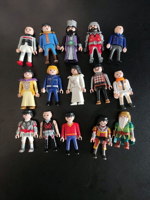 Φιγούρες Playmobil μεταχειρισμένες, από διάφορα σετ, λείπουν κομμάτια
