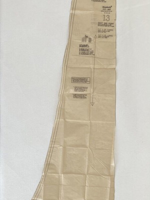 Simplicity πατρόν ραπτικής 9716 vintage εμπρός φούστας 1980 σαν καινούργιο