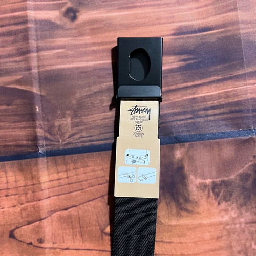 Stussy belt black slightly elastic new