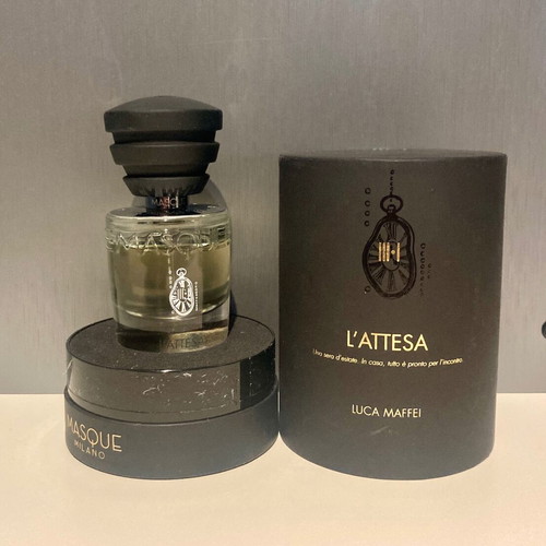 Masque Milano L'Attesa 35ml used eau de parfum with iris and leather