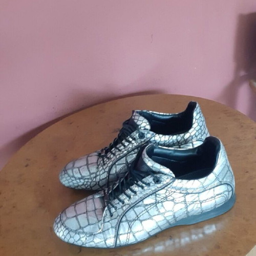 Emporio Armani silver scarponi shoes like new, size 45