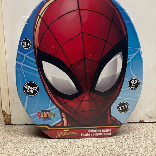 Spider-Man coloring puzzle 42 pieces 42x42 new