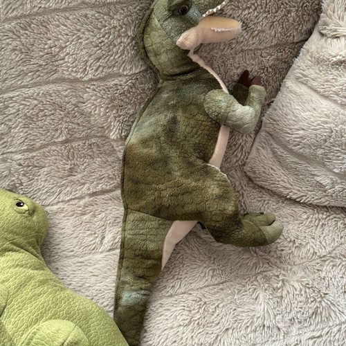 Stuffed dinosaurs used, set of 2 pieces