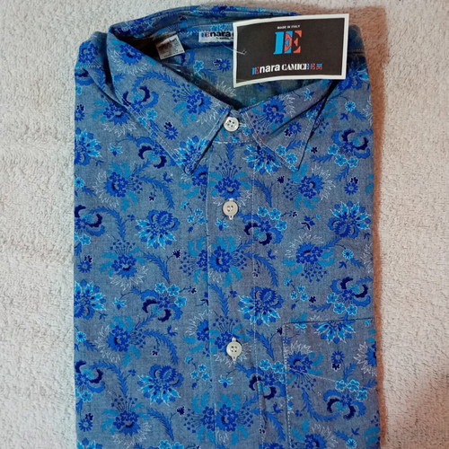Nara Camicie vintage short-sleeve shirt medium 100% cotton