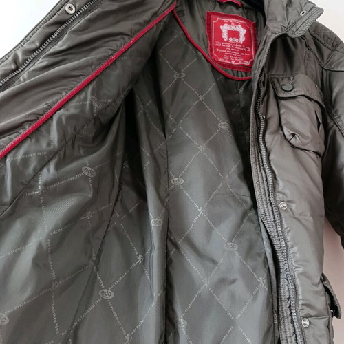 Esprit warm jacket size M like new, khaki color