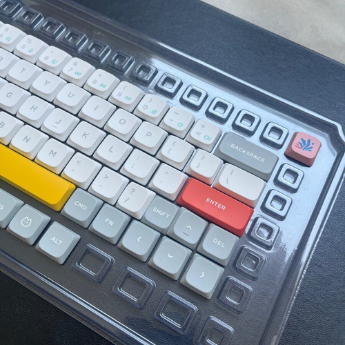 NuPhy Air60 V2 Ionic White keycap set, complete