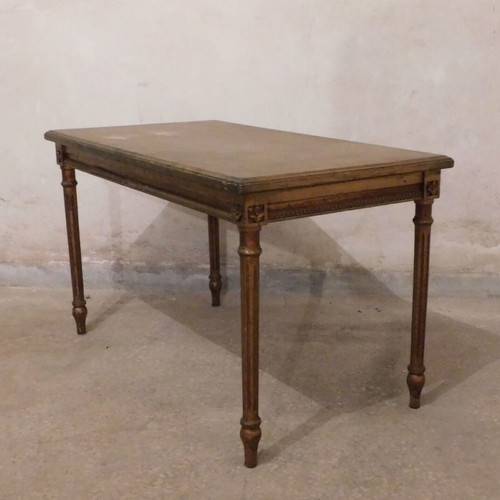 Wood Carved Vintage Table used