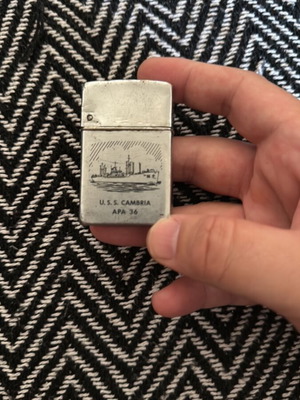 Vintage US Navy lighter used