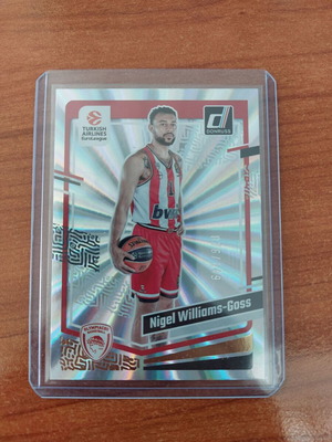 Panini Donruss Euroleague 2023-2024 Nigel Williams-Goss Holo Laser card like new