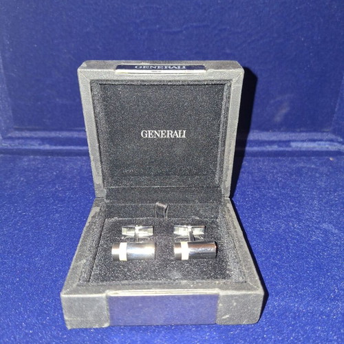 Generali stainless steel cufflinks