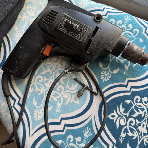 Stayer 344 electric hammer drill 420W used, slight chuck vibration