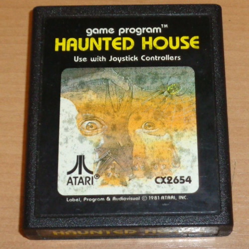 Atari 2600 Haunted House cartridge used, puzzle game