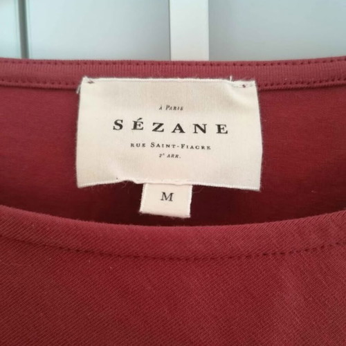 Sézane Red Wrap Dress Size Medium Like New