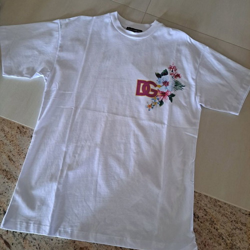 Dolce & Gabbana women's T-shirt new oversized white