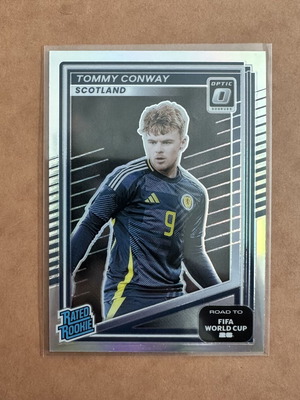 Tommy Conway 2025-26 Donruss Road to FIFA World Cup Rated Rookie Optic card new
