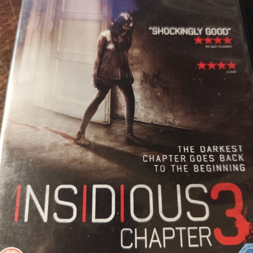 Insidious 3 DVD used, horror movie with English subtitles