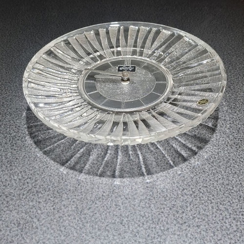 Hoya Lofty Crystal Clock vintage, like new, Japan 1970s-80s